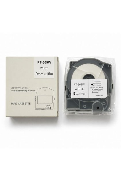 Max Lm-Tp509W / Pt-509W Label Tape Cassette – Letawin Lm-550A Compatible 16m White