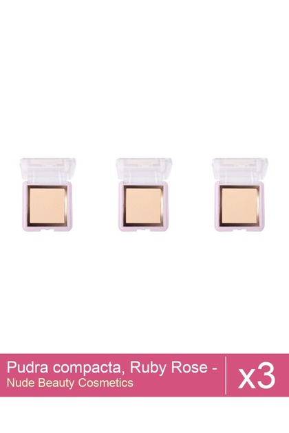 Set 3x Pudra compacta, Ruby Rose - PC10