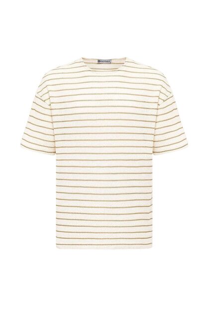 Black Striped Oversize Knitwear Sweater