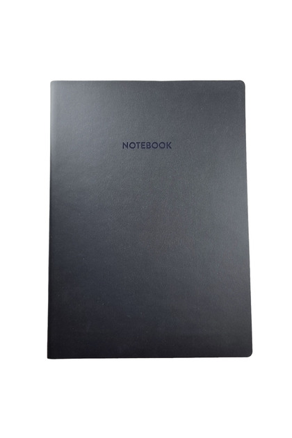 Acar Thermo Leather Flexible Cover 21*30 Cm 128 Pages Dot Undated Planner Notebook Black-blue
