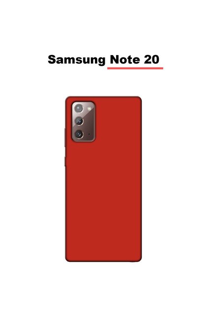 Samsung Galaxy Note 20 Compatible Red Launch Velvet Phone Case