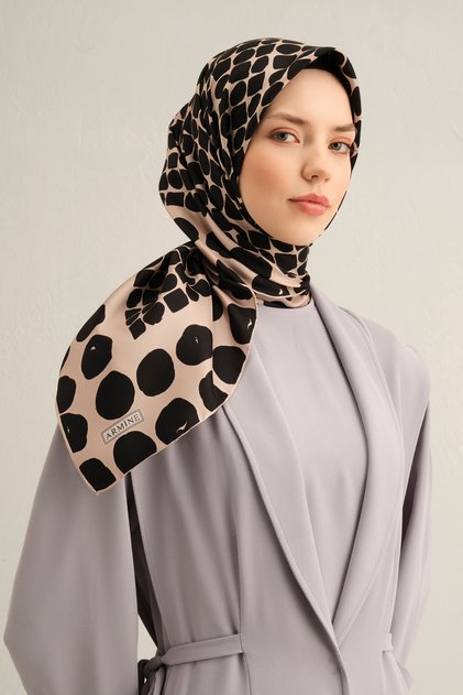 %100 TWİLL İPEK EŞARP 9354D (T) (NOSTALJİ)-86