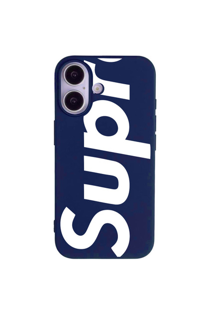 iPhone 17 Lacivert Lansman Sup Tasarımlı Renkli Silikon Kılıfı