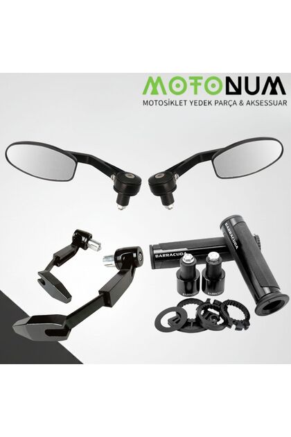 Apec Ps3 Modifiye Seti-Siyah-Oval Gidon Ayna-Md07964