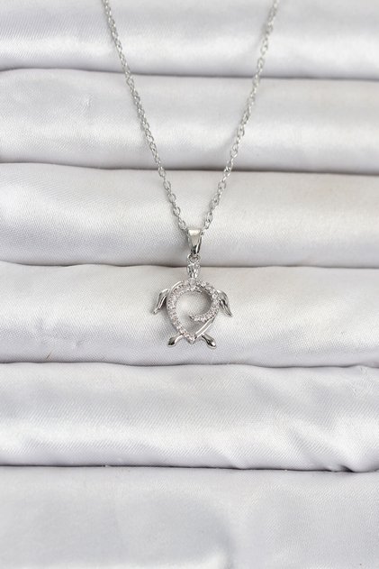 316L Steel Chain Silver Color Caretta Caretta Model Women's Necklace