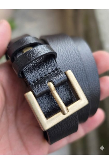 Women's 100% Genuine Leather Belt Classic Dress and Jeans Belt Width 2.30 cm
