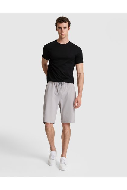 Gri Comfort Fit Örme Şort 50327867-VR024