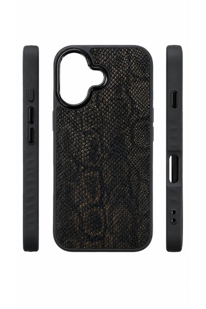 iPhone 17 Uyumlu Snake Yılan Desenli Kamera Korumalı Telefon Kılıfı Kapak