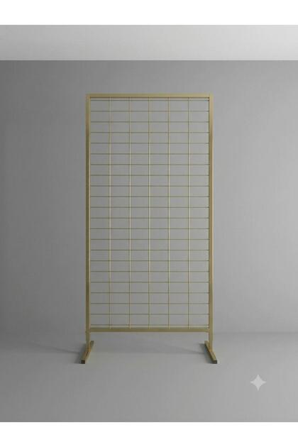 90x190 Ayaklı Tel Pano gold boyalı