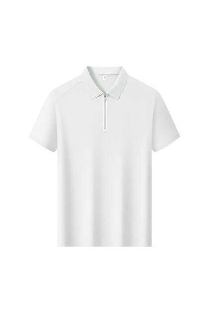 Arw86291 Seri̇ntutan--High Quality Men's Polyamide Polo Collar Tshirt with Zipper