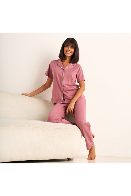 Pyjama Set Button-Down Shirt and Pants
