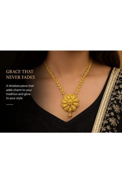 Traditional Gold-Plated Afghan Style Choker Necklace Set with Earrings