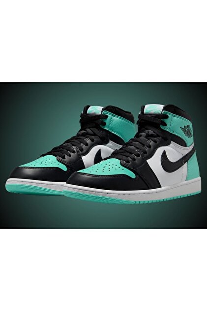 Nike Air Jordan 1 Retro High OG Green Glow White Black -HRN SPORT
