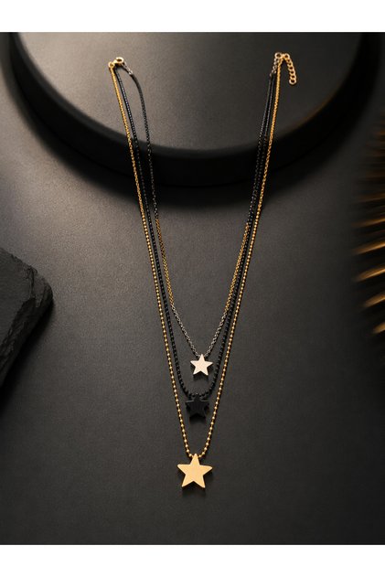 Star Detailed Zircon Necklace