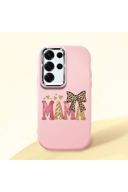 Pink Silicone Case with Shock-Absorbing Camera Protections Compatible with Samsung Galaxy S25 Ultra