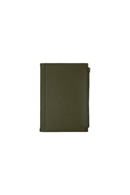 Victorias Journals 7197 Vj Zipco 14X20, 80 Gr. 96 Sheets Striped Green
