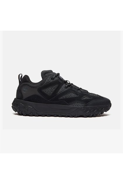 GreenStride Motion 6 Siyah Bileksiz ve Bağcıklı Trainer Erkek