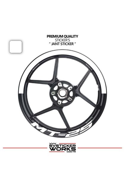 Yamaha Mt-25 Jant Şeridi – Yarım Jant Kaplama & Mt-25 Yazı Sticker Seti