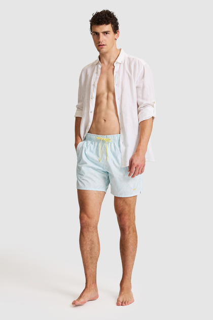 Men's Water Green Swim Shorts 50322271-Vr083