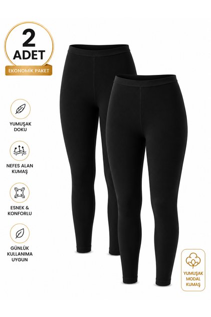 2-Pack Advantage Women's Cotton Tights - Underdress & Underskirt Liner