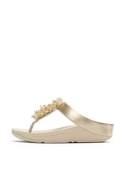 Women's Fino Bead-Cluster Toe-Post Sandals