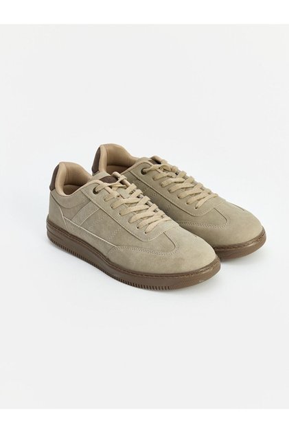 Lcw Steps Beige Suede Look Men's Sports Shoes