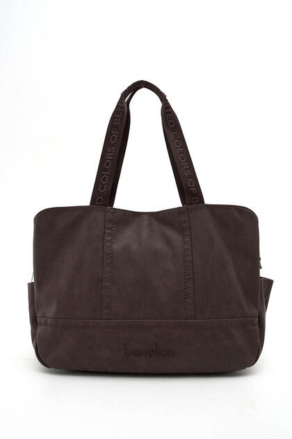 Benetton Women's Shoulder Bag Brown Bnt1881