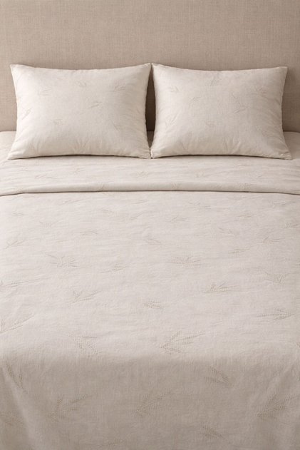 Rize Bezi Organic Woven Duvet Cover Set Double Size