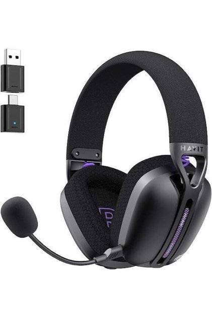 Fuxi-H3 Plus Ασύρματα Ακουστικά Gaming Υπεραυτικά με Συνδεσιμότητα 3.5mm, Bluetooth και USB
