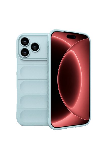 Husa Telefon pentru iPhone 17 Pro Max, Magic Shield, TPU, Techsuit, Bleu