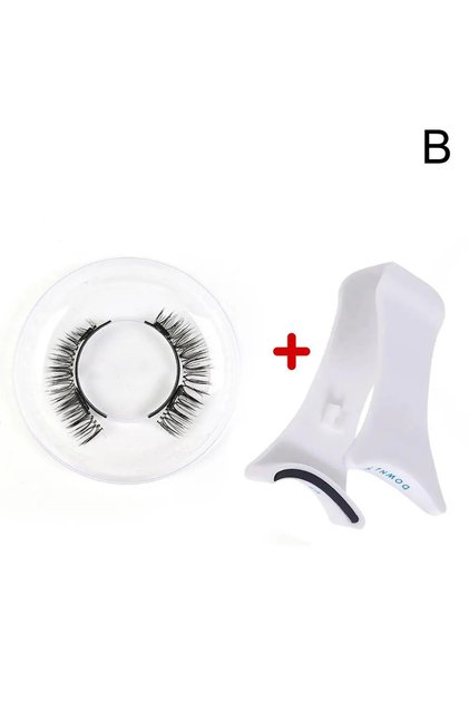 B Magnetic Eyelashes Handmade 3D Natural Magnetic False Eyelashes Reusable Magnetic Eyelashes Tweeze