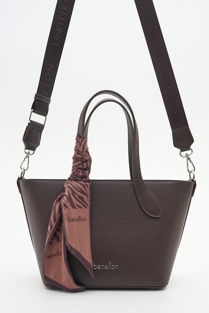 Benetton Women's Handbag Brown Bnt1945