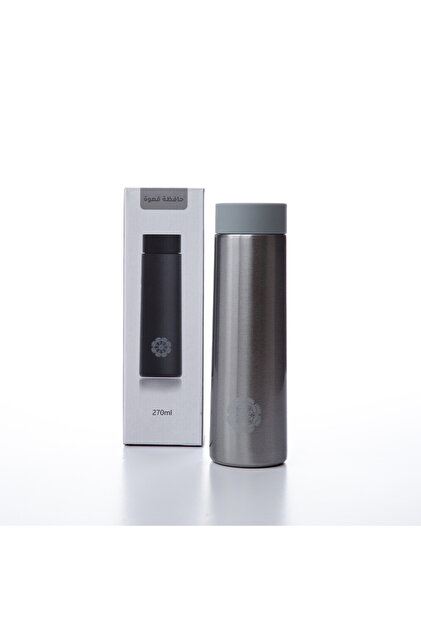 Silver Steel Thermal Mug