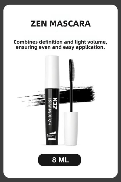 Zen Extension Lash Mascara with Defining and Volumizing Effect | Ultra Black