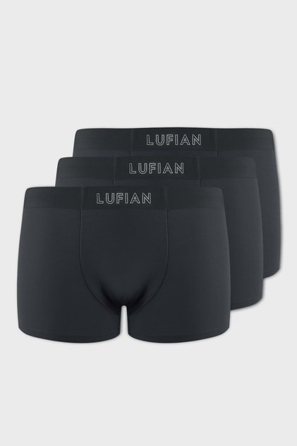 111080035 Mark 3 Pieces Men's Modal Seamless Boxer Smoked