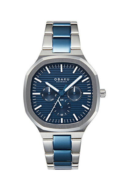 oba OBA　外形35センチ Obaku Denmark V275GMCLSK Quartz Safir 5 ATM 42 mm Erkek Saati