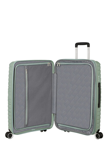 American Tourister Haki Çekçekli Sert Valiz FLYTWIST-SPINNER 67/24