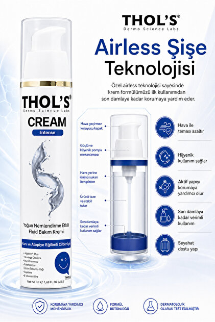 THOLS TB21 CREAM INTENSE Kuru ve Atopik Ciltler İçin Nemlendirici