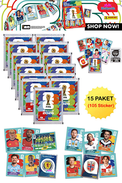 hediyecik Panini FIFA World Cup 2026 Dünya Kupası Resmi Sticker
