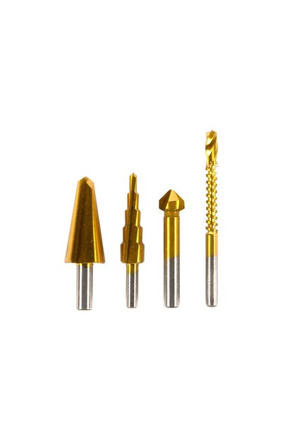 Комплект от 4 многофункционални резачки. HSS+Ti 8-20, 4-12, 12.4, 6mm