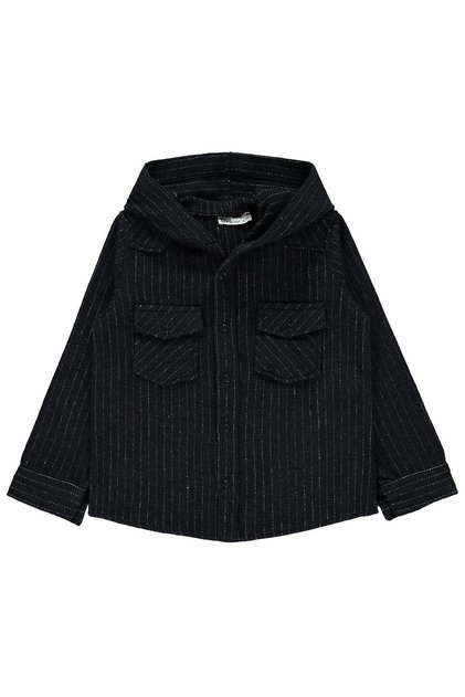 Boy's Shirt 10-13 Years Navy Blue