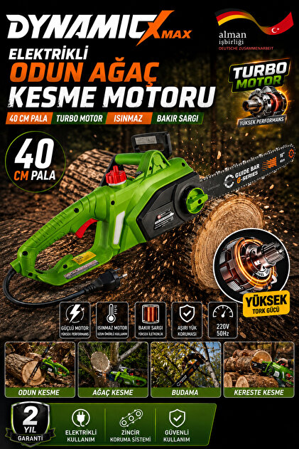 stilmax Germany Turbo5500 3000w Elektrikli Hızar Testere Odun