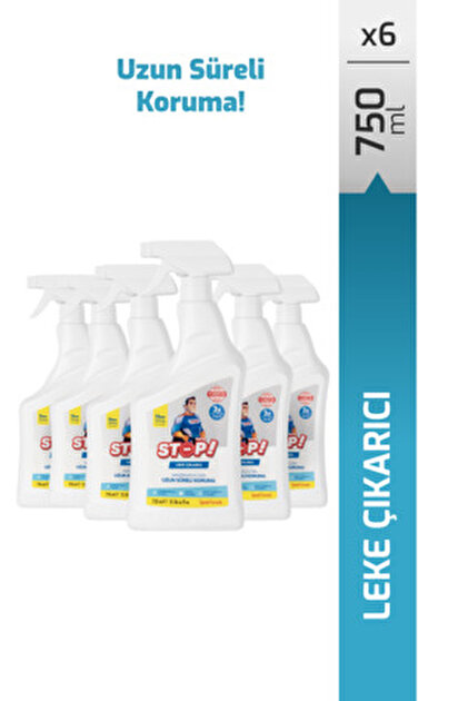 STOP Forte Zorlu Leke Seti 6 x 750 ML Leke, Derz,Yağ,Kir