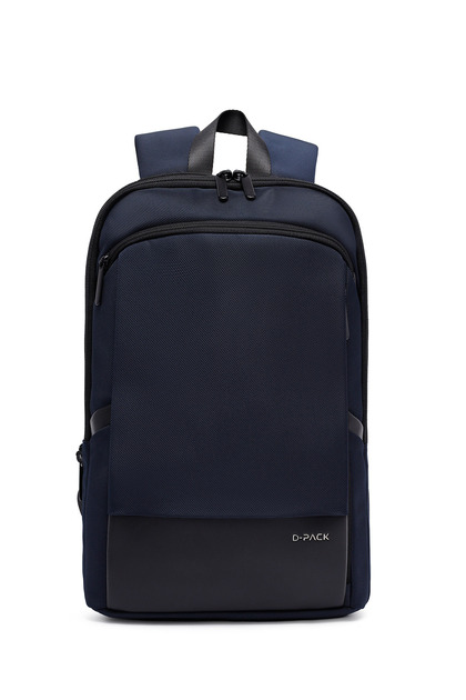 デトロイト Derimod D-Pack Unisex Lacivert Sırt Çantası 25SBD30196F - Fiyatı