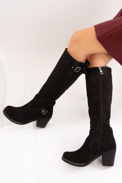 Black Women's Boots C674250102