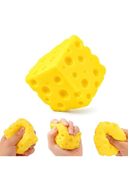 TOYTOPIA Peynir şeklinde Squishy ( yavaş yükselen) Cheese Vent Toy
