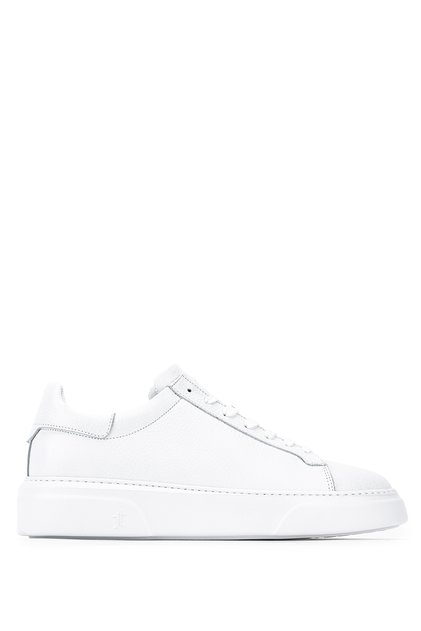 Men's Genuine Leather White Sneakers & Sports Shoes