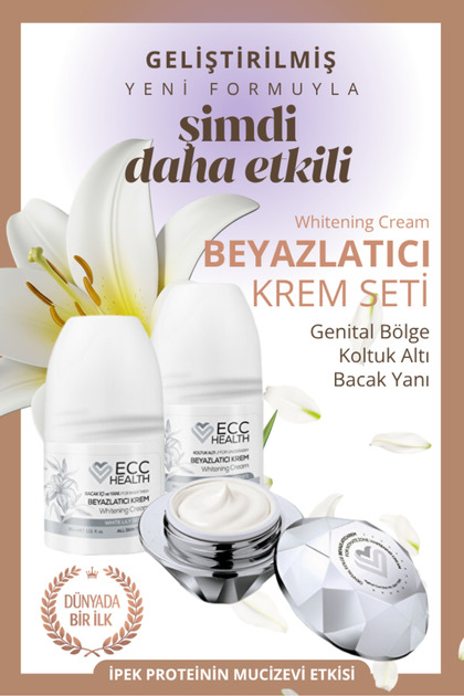 Ecc HEALTH Koltuk Altı, Bacak Yanı, Genital Bölge için 3'lü Cilt