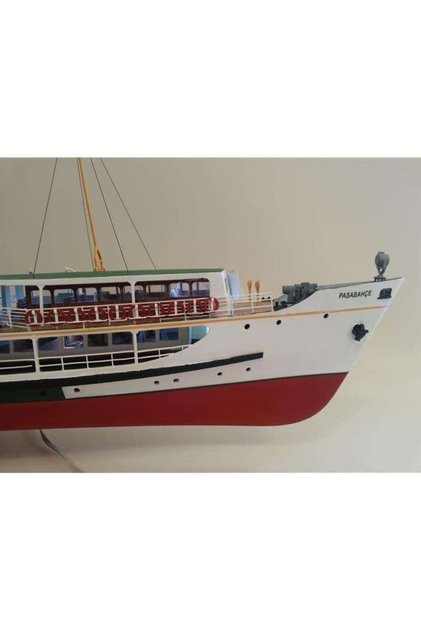 1/87 141 Paşabahçe Yolcu Vapuru, 86 cm. Ahşap Model Kiti