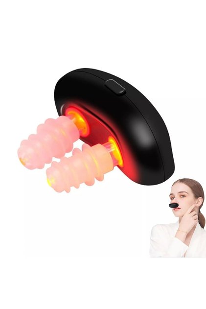 Black Smart Infrared Nasal Therapy Device Portable Infrared Intelligent Rhinitis Machine for Nasal C